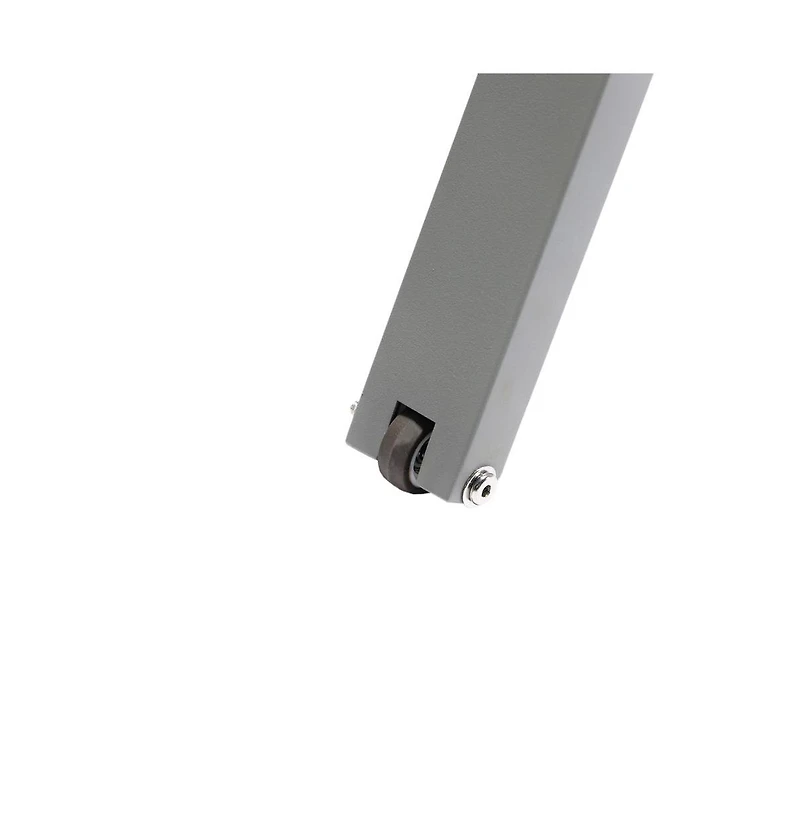 LeisureMod Marlin Patio Chaise Lounge Chair With Armrests in Aluminum Frame