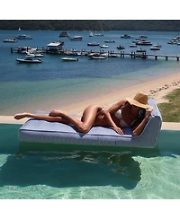 Sunnylife Luxe Lie-On Lounger: Le Weekend Navy