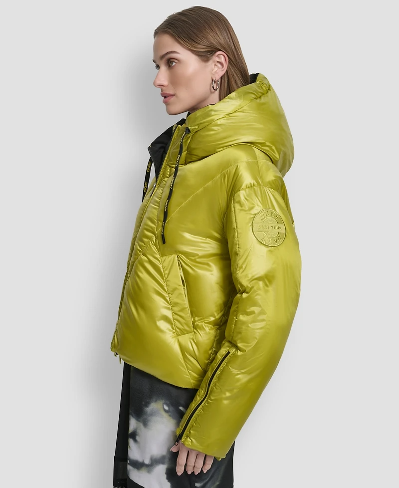 Dkny Women's Cropped Puffer Jacket