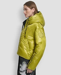 Dkny Women's Cropped Puffer Jacket