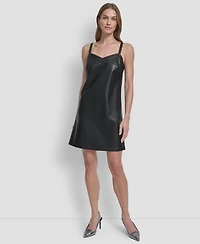 Dkny Women's Sleeveless A-Line Mini Dress