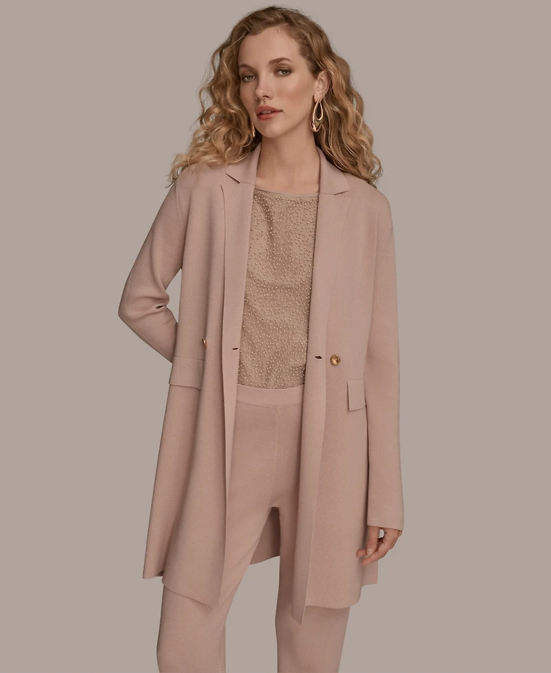 Donna Karan New York Women's Long Blazer