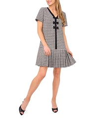 CeCe Women's Box Pleat Dress