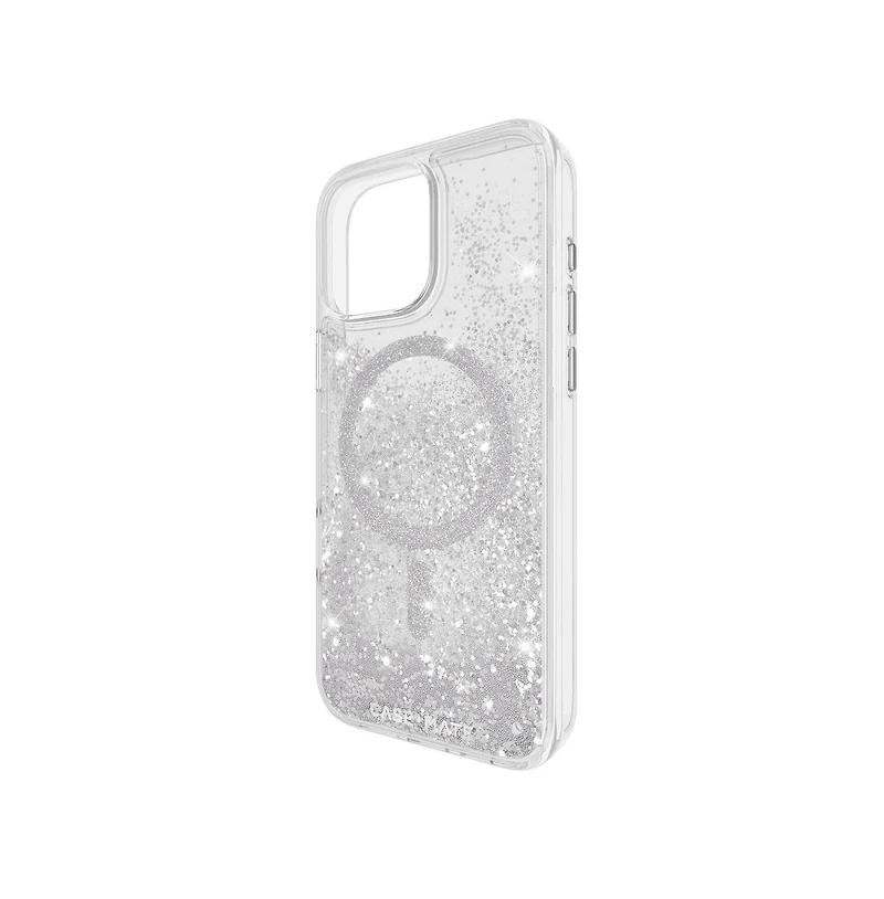Case-Mate Waterfall Case for Apple iPhone 16 Pro Max-Silver