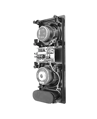 Polk Audio 265-rt 3 Way Vanishing In Wall Speakers and 255c-rt Center Channel Speaker Bundle (White)