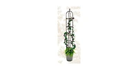 Steel Outdoor Garden Trellis Obelisk for Climbing Plants and Vines