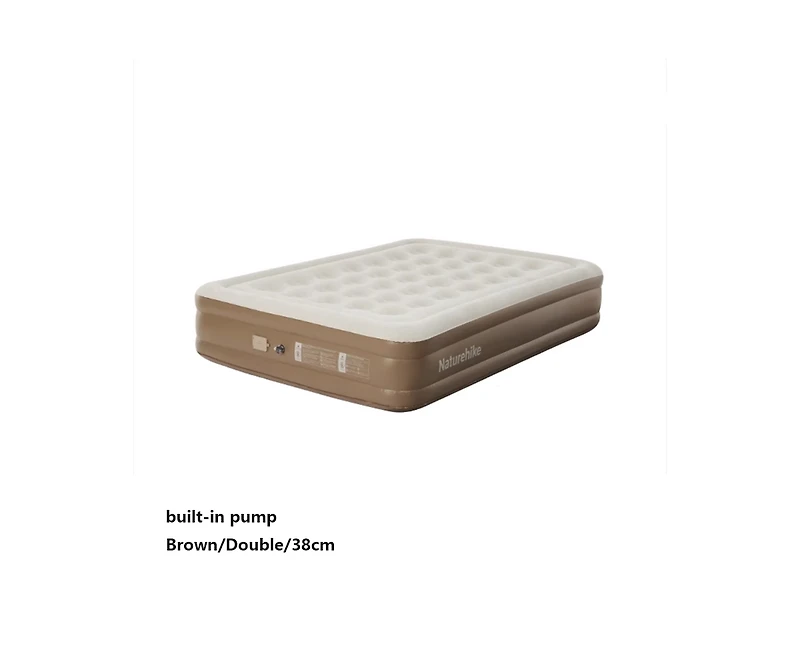 Naturehike 1/2/3 Person Self-Inflating Camping Air Mattresses,3 sizes Thick-Portable Lightweight Unmute-Sleeping Mat with Built-in Inflation Pump