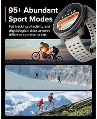Suunto Vertical Steel Solar Gps Sports Watch with Sapphire Touchscreen, Heart Rate and Sleep Tracker - Canyon