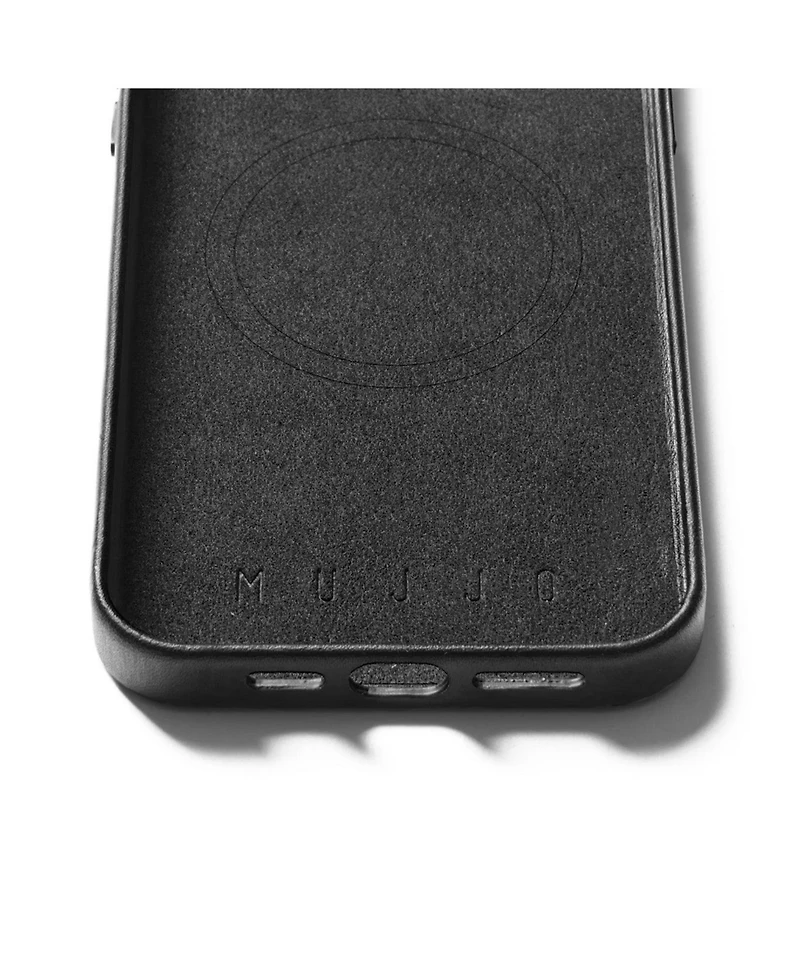 Mujjo Full Leather Wallet Case for iPhone 15 Pro Max