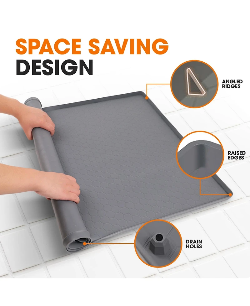 Cheer Collection Sillicone Under Sink Mat 22" x 34"