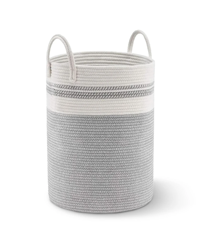 Cheer Collection Large Laundry Hamper (15" x 19.7