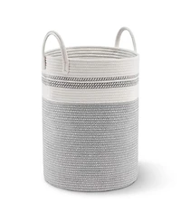 Cheer Collection Large Laundry Hamper (15" x 19.7