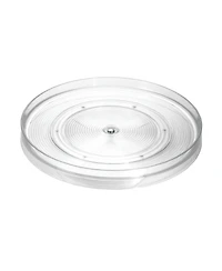 iDesign 11-Inch Round Lazy Susan Organizer - Set of 2 - Clear