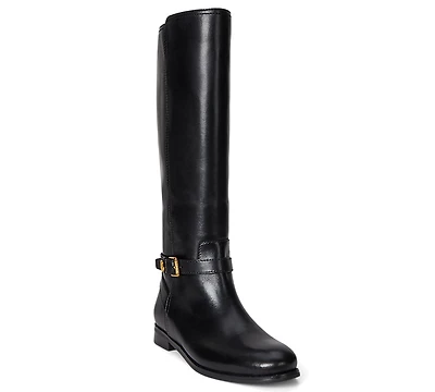 Lauren Ralph Women's Brooke Ii Burnished Leather Tall Boots