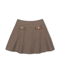 Hope & Henry Big Girls Organic Circle Skirt with Pocket Detail
