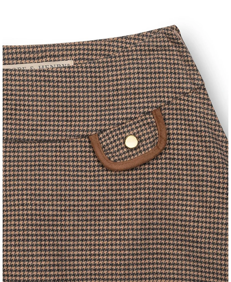 Hope & Henry Toddler Girls Organic Circle Skirt with Pocket Detail