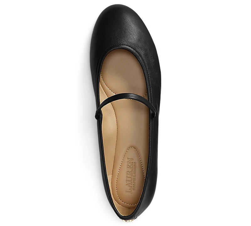 Lauren Ralph Women's Jayna Mary Jane Flat
