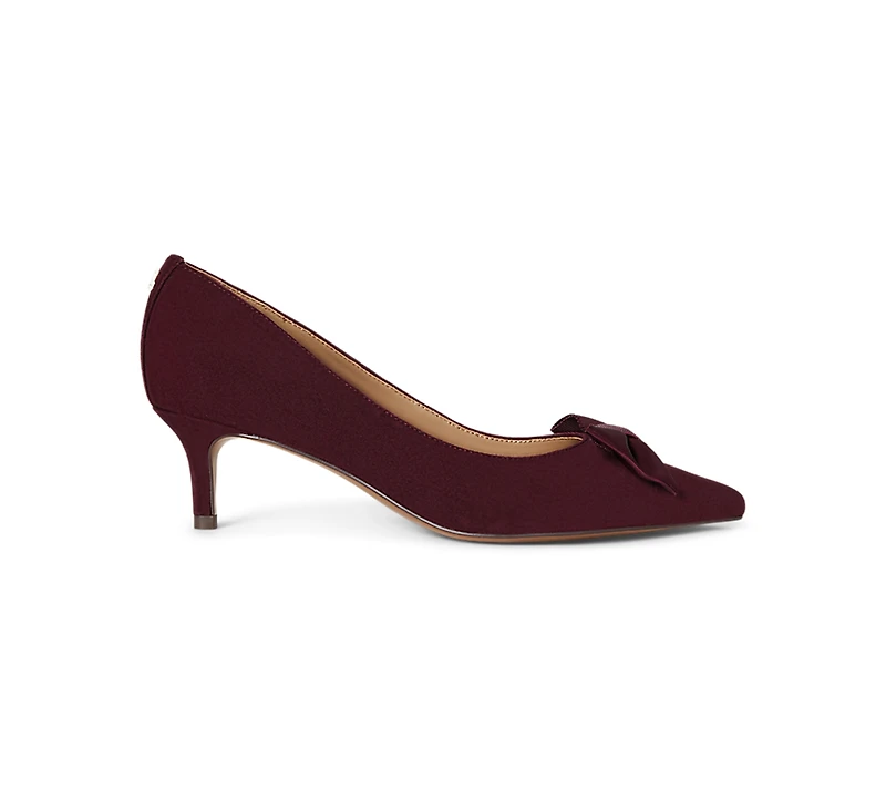 Lauren Ralph Women's Adrienne Suede Bow Pump