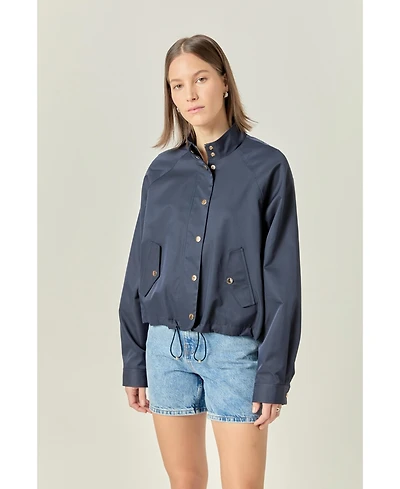 English Factory Women's Lightweight Bomber Jacket