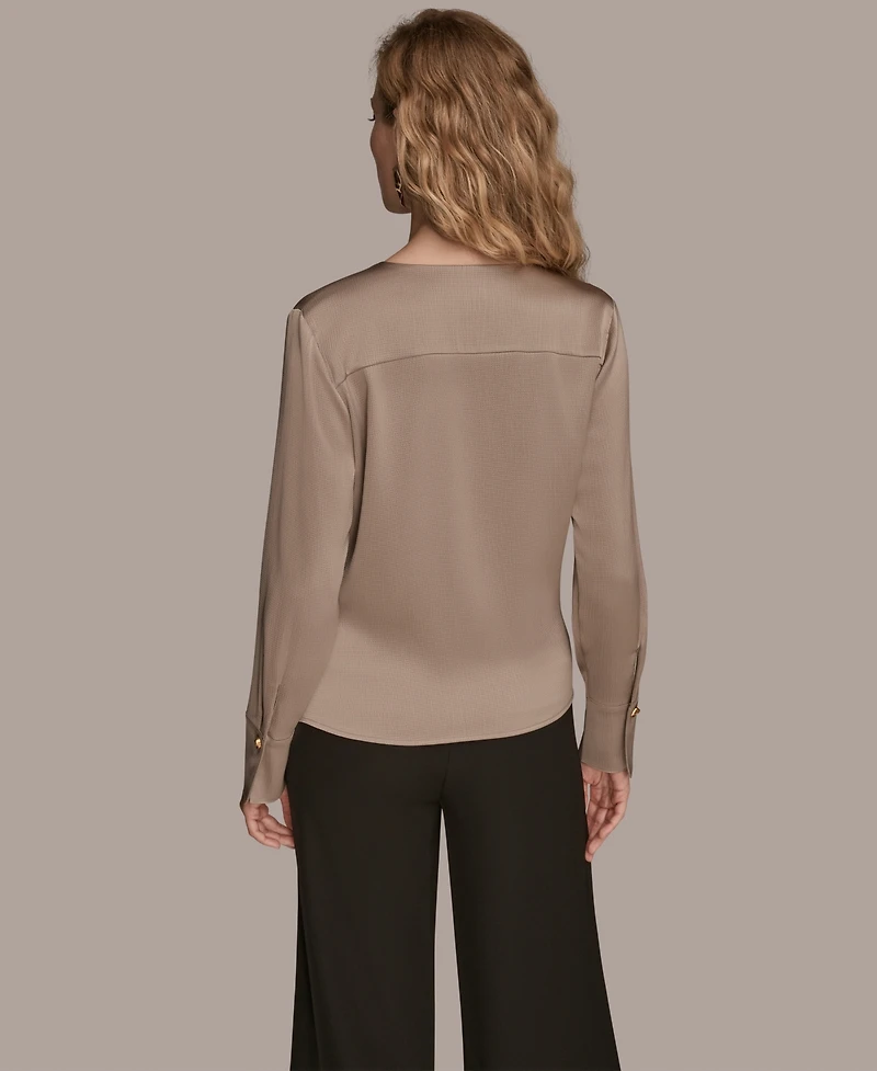 Donna Karan New York Women's Long Sleeve Top