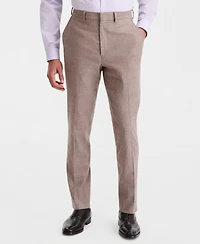 Calvin Klein Men's Slim-Fit Linen-Blend Suit Separates Pants