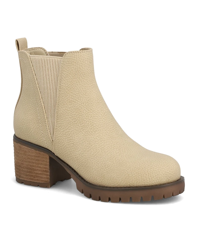 Mia Women's Jody Lug Sole Chelsea Booties