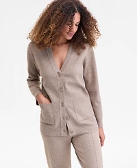 I.n.c. International Concepts Women's Rhinestone V-Neck Cardigan, Macy's Exclusive