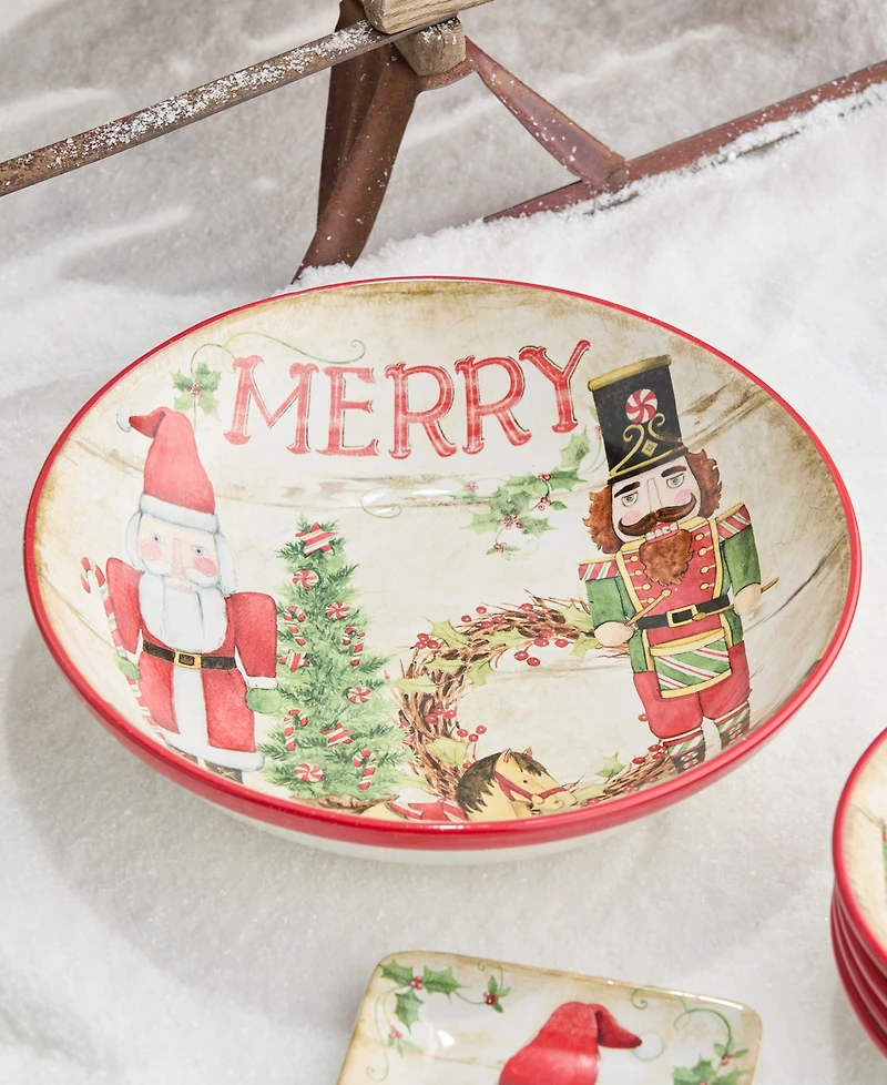 Certified International Nutcracker Parade Serving Bowl