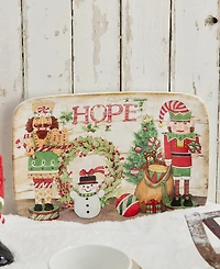 Certified International Nutcracker Parade Rectangular Platter
