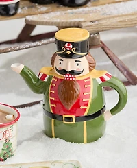 Certified International Nutcracker Parade 3-d Teapot