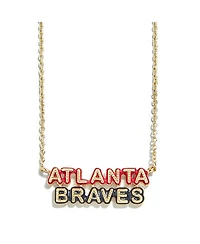 Wear by Erin Andrews Atlanta Braves Delicate Enamel Necklace