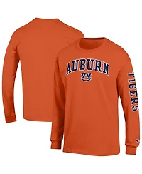 Champion Men's Orange Auburn Tigers Arch Over Logo 2-Hit Long Sleeve T-Shirt