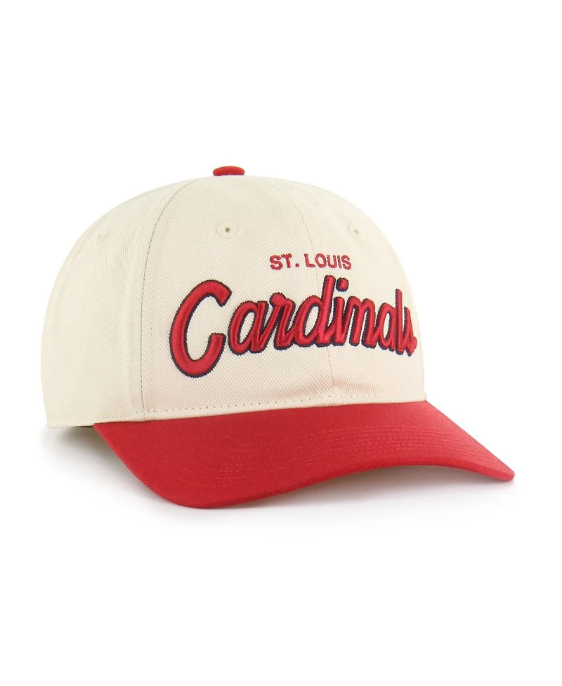 '47 Brand Men's Natural St. Louis Cardinals Crosstown Franchise Fitted Hat