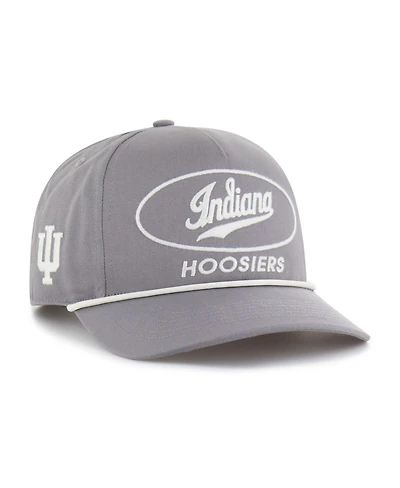 '47 Brand Men's Gray Indiana Hoosiers Contemporary Basics Foundational Rope Hitch Adjustable Hat