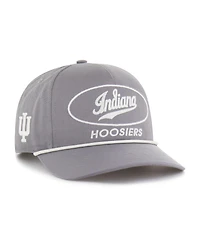 '47 Brand Men's Gray Indiana Hoosiers Contemporary Basics Foundational Rope Hitch Adjustable Hat