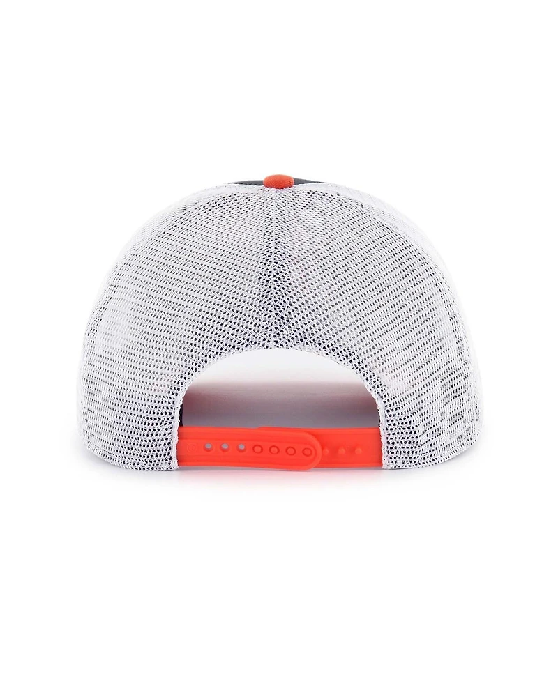 '47 Brand Big Boys and Girls Black/Orange Oregon State Beavers Super Stripe Hitch Adjustable Trucker Hat