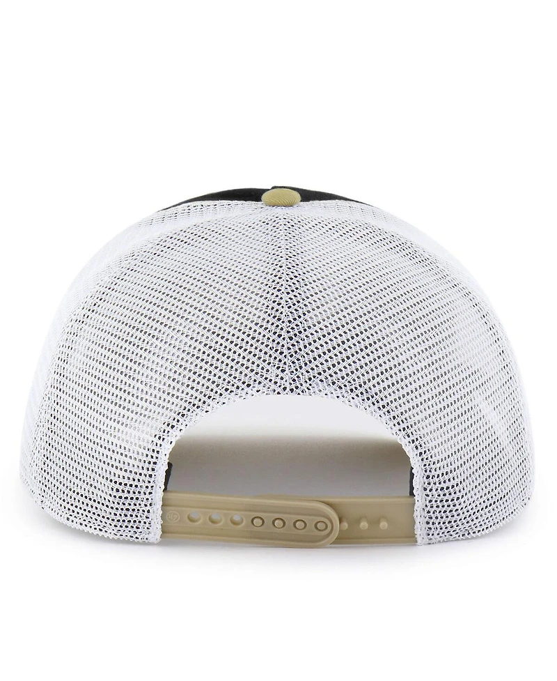 '47 Brand Big Boys and Girls Black/Gold Ucf Knights Super Stripe Hitch Adjustable Trucker Hat
