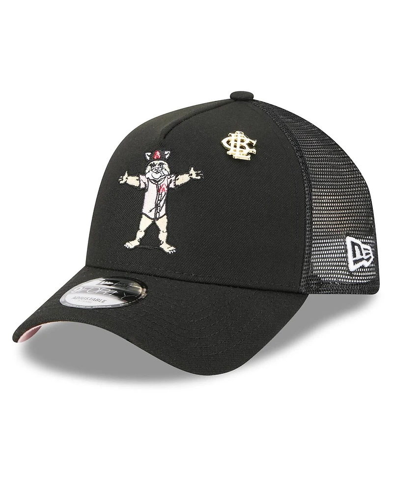 New Era Men's Black Arizona Diamondbacks 2025 Big League Chew A-Frame 9FORTY Adjustable Trucker Hat
