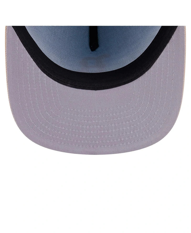 New Era Men's Light Blue/Cream Boston Red Sox Two-Tone Color Pack A-Frame 59FIFTY Fitted Hat
