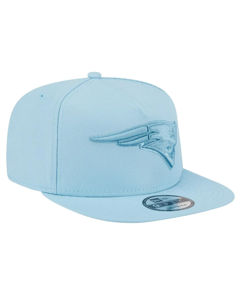 New Era Men's Light Blue New England Patriots Color Pack A-Frame 9FIFTY Snapback Hat