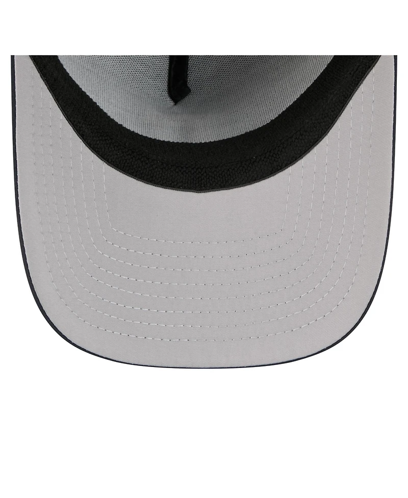 New Era Men's Navy Cleveland Guardians 39THIRTY A-Frame Perforated Flex Hat