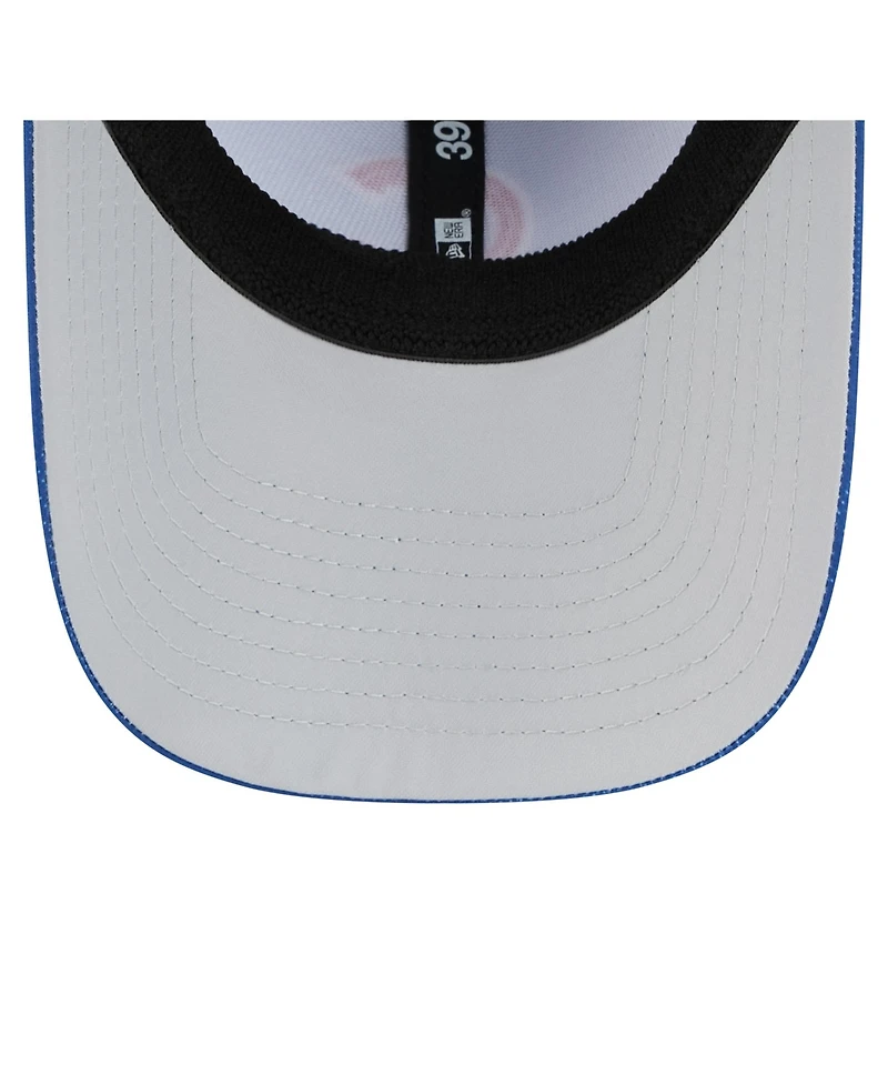 New Era Men's Royal Chicago Cubs Tonal Camo 39THIRTY Flex Hat
