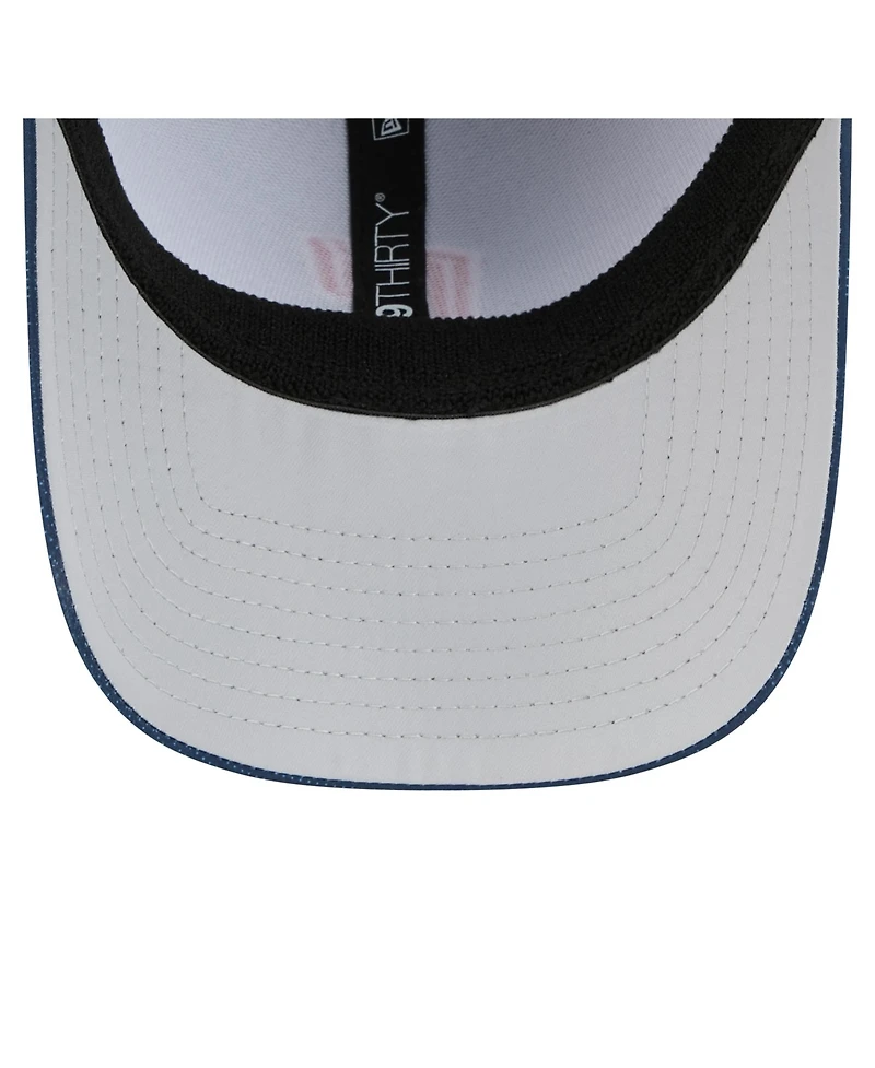 New Era Men's Navy Cleveland Guardians Tonal Camo 39THIRTY Flex Hat