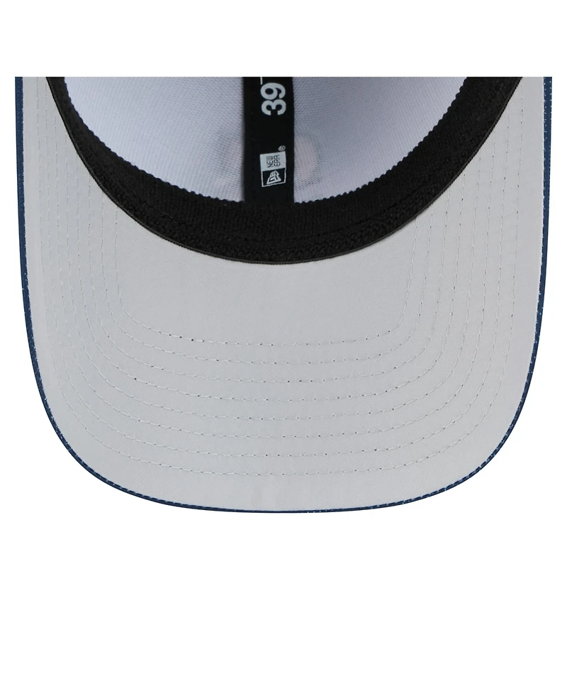 New Era Men's Navy Seattle Mariners Tonal Camo 39THIRTY Flex Hat