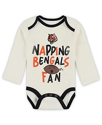 Outerstuff Baby Boys and Girls 3-Piece Cincinnati Bengals Little Champ Set