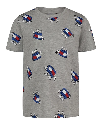 Tommy Hilfiger Toddler and Little Boys Mascot Allover Printed T-Shirt