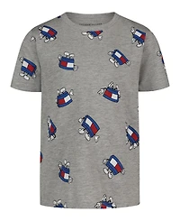 Tommy Hilfiger Toddler and Little Boys Mascot Allover Printed T-Shirt