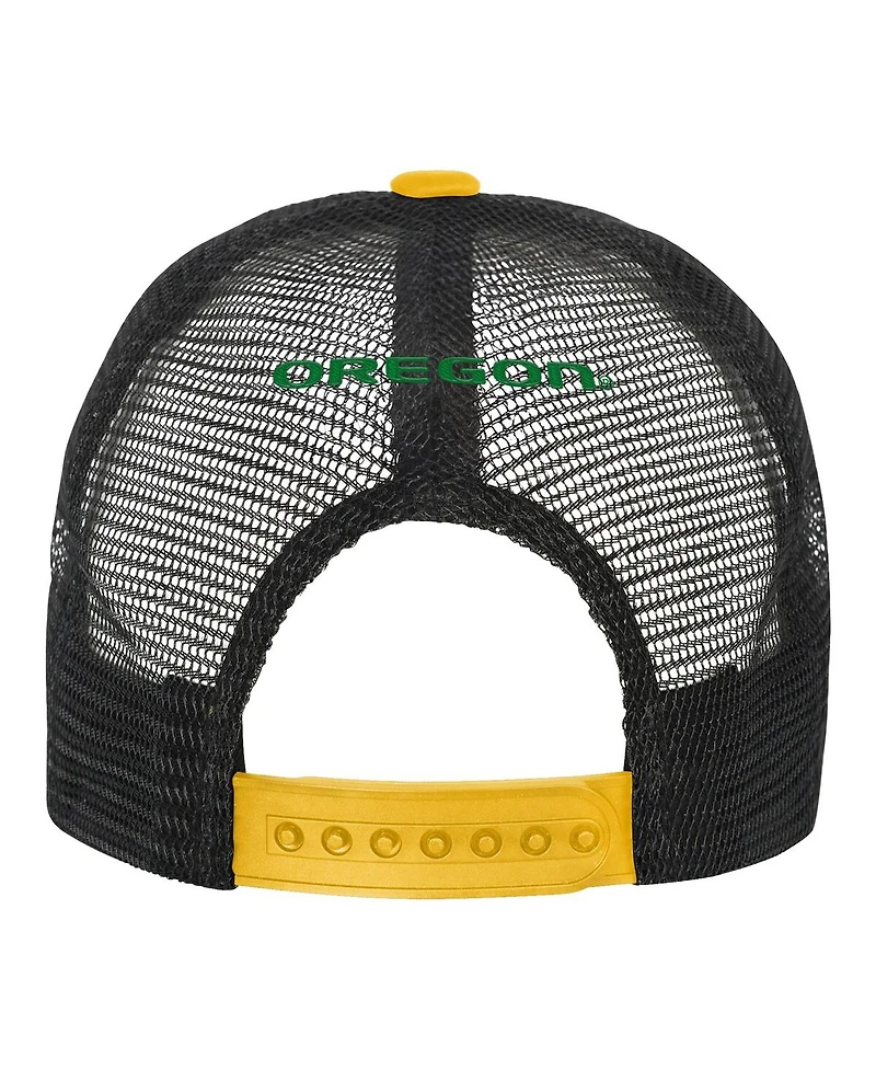 Outerstuff Big Boys and Girls Green/Cream Oregon Ducks Modern Fan Trucker Adjustable Hat