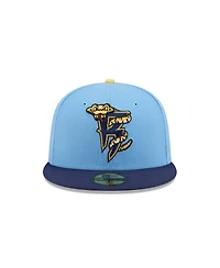 New Era Men's Light Blue Wisconsin Timber Rattlers Theme Nights 59FIFTY Fitted Hat