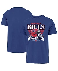'47 Brand Men's Royal Buffalo Bills Stripe Splash Franklin Throwback T-Shirt